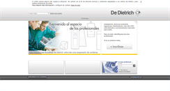 Desktop Screenshot of pro.dedietrich-calefaccion.es